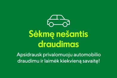 Privalomasis draudimas – ne tik formalumas: galite laimėti vertingų prizų